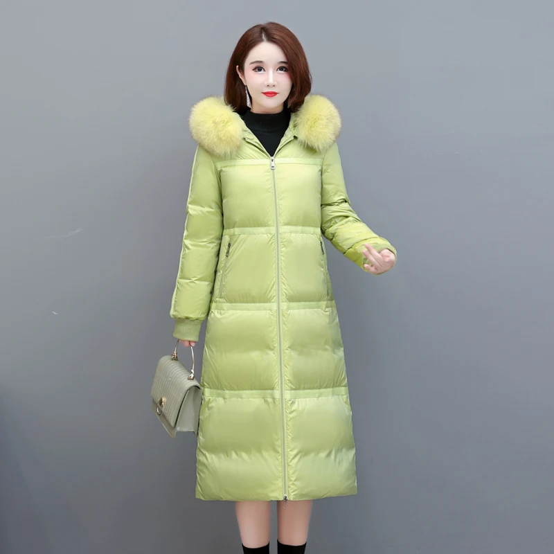 Shengyu Boya Mother's down Jacket Women's Jacket Long Over-The-Knee Winter New Thickeneded Warm Middle-Aged Jacket - Image 3