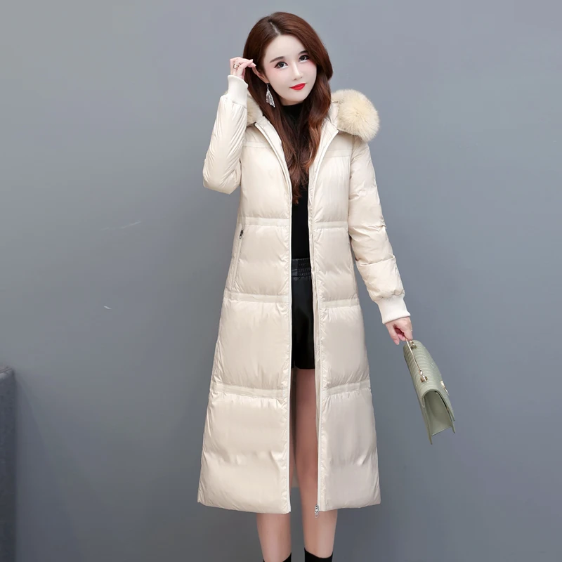 Shengyu Boya Mother's down Jacket Women's Jacket Long Over-The-Knee Winter New Thickeneded Warm Middle-Aged Jacket - Image 6